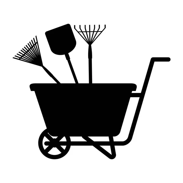 Conception d'équipement de jardinage — Image vectorielle