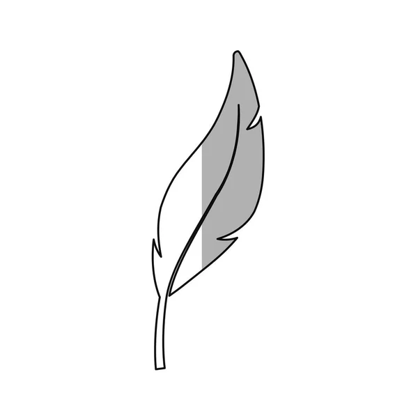 Symbolbild Blatt — Stockvektor