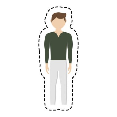 adam çizgi film simgesi