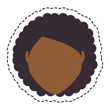 kadın karikatür simgesi