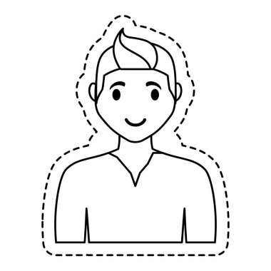 adam çizgi film simgesi