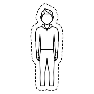 adam çizgi film simgesi