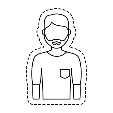 adam çizgi film simgesi