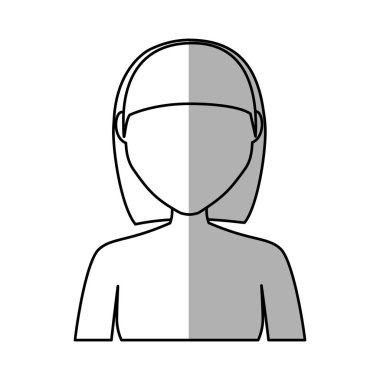 kadın karikatür simgesi