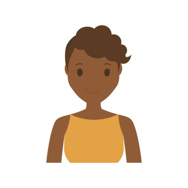 kadın karikatür simgesi