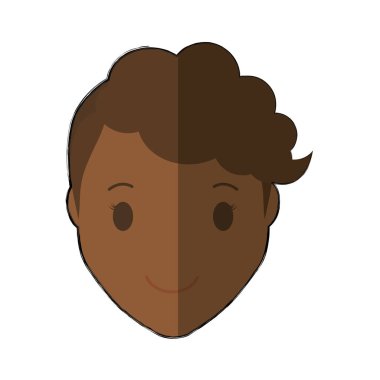 kadın karikatür simgesi