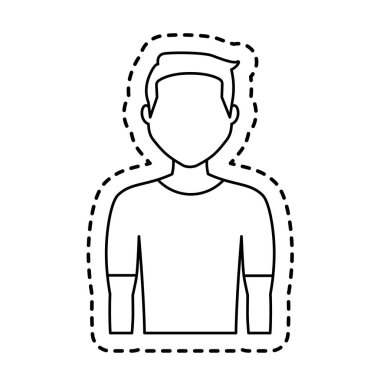 adam çizgi film simgesi