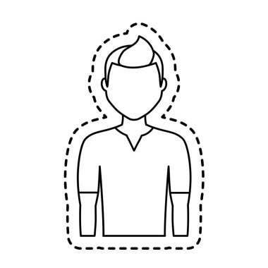 adam çizgi film simgesi