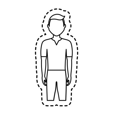 adam çizgi film simgesi