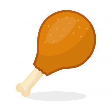 Kızarmış tavuk bacağı uyluk yiyecek