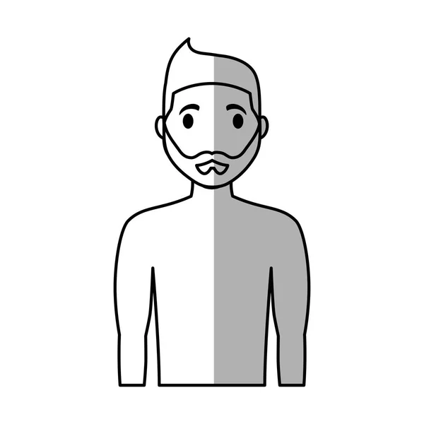 Hombre icono de dibujos animados — Vector de stock