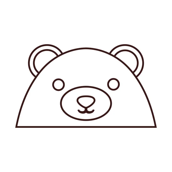 Icono de animal kawaii — Vector de stock