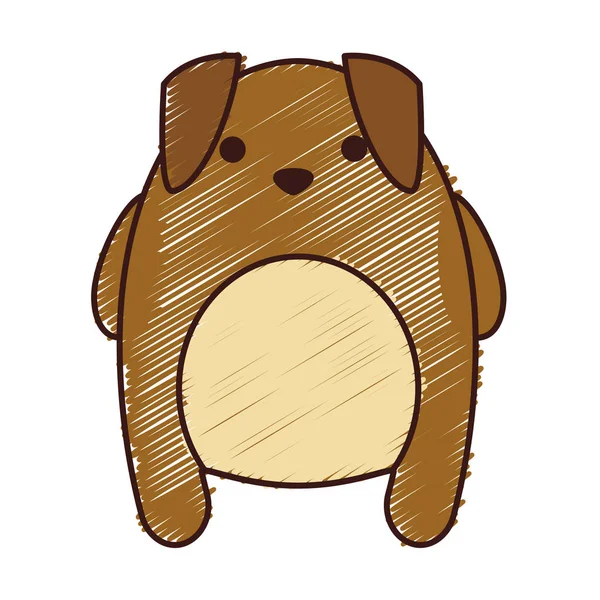 Icono de animal kawaii — Vector de stock