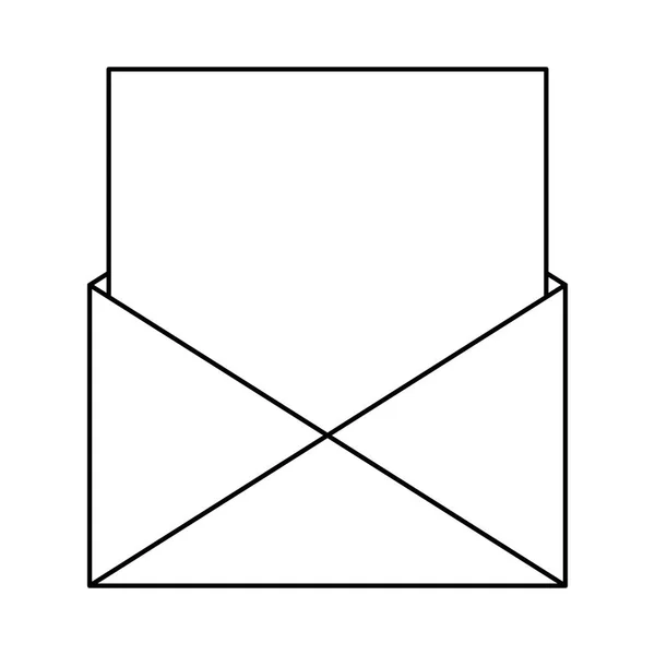 Зображення піктограми конверт — стоковий вектор