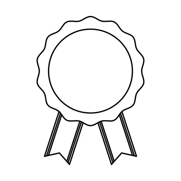 Medalla icono imagen — Vector de stock