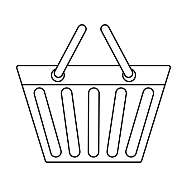 Pictogram winkelmandje — Stockvector