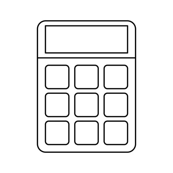 Ícone do dispositivo calculadora — Vetor de Stock