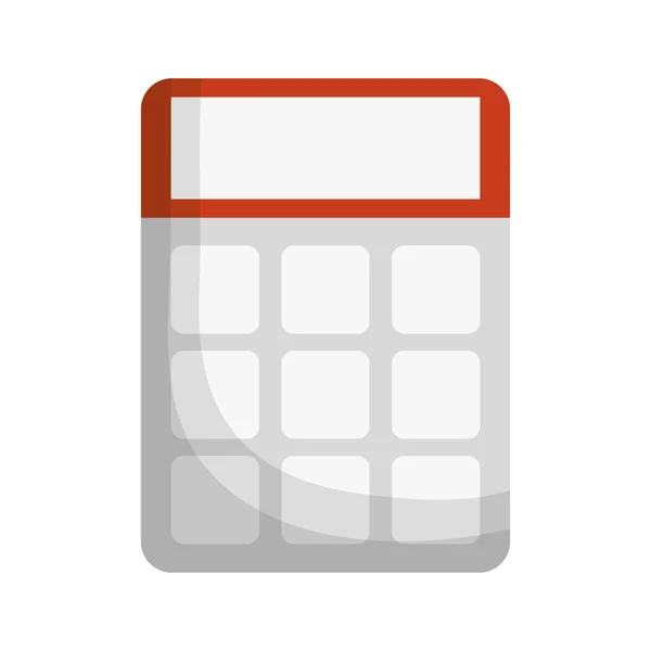 Calculator device icon — Stock Vector