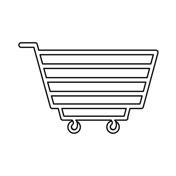 Icono del carrito de compras — Vector de stock