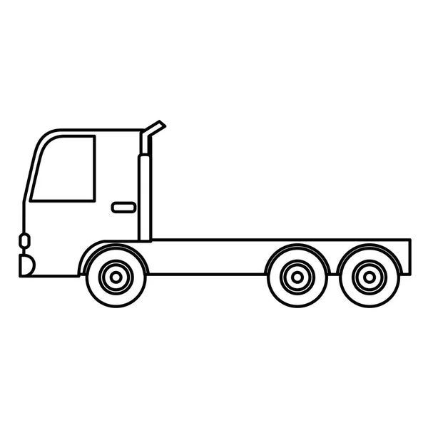 Icône de camion cargo — Image vectorielle