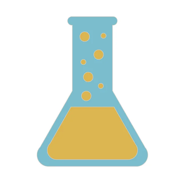 Chemistry flask icon — Stock Vector