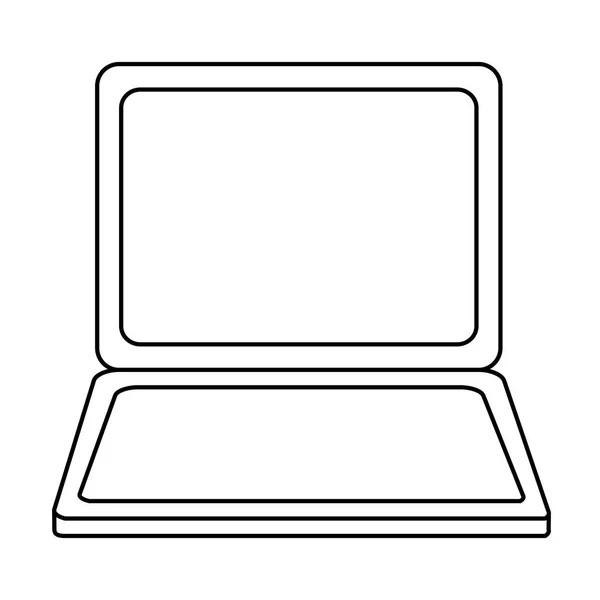 Laptop computer icon — Stock Vector