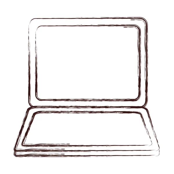 Dizüstü bilgisayar simgesi — Stok Vektör