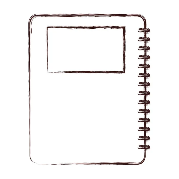 Immagine icona notebook — Vettoriale Stock