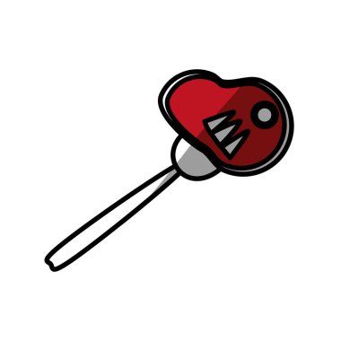 çatal et gıda piknik gölge