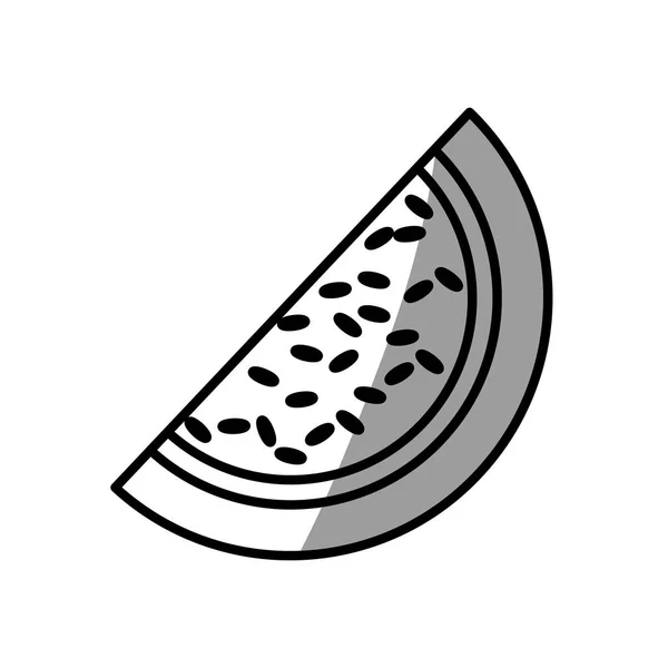 Sombra de piquenique de frutas de melancia —  Vetores de Stock
