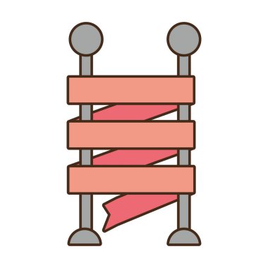 Şerit Dekorasyon Süsleme kaydırılan kutup