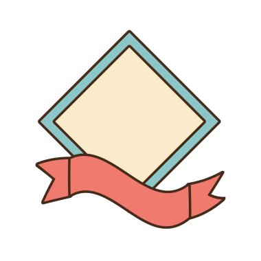 romantik etiket şerit dekorasyon