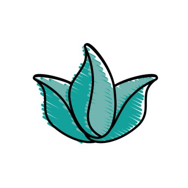 yaprakları doğal dekorasyon simgesi