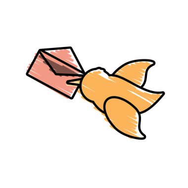 Mesaj aşk sembolü görüntü güvercin