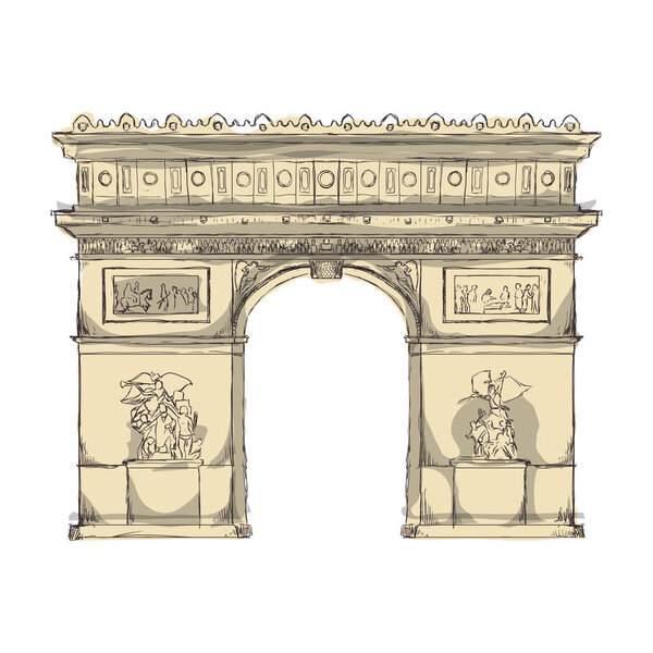 Arch of triumph paris