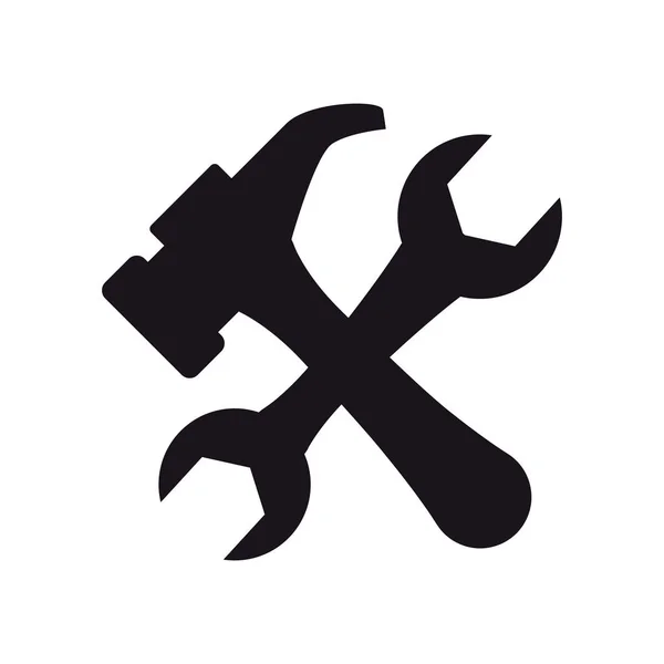 Simbolo strumenti di costruzione — Vettoriale Stock