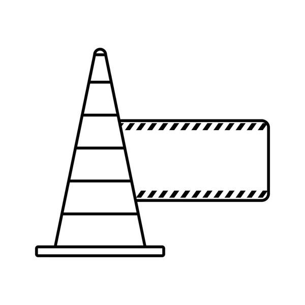 Onder constructie verkeersbord — Stockvector