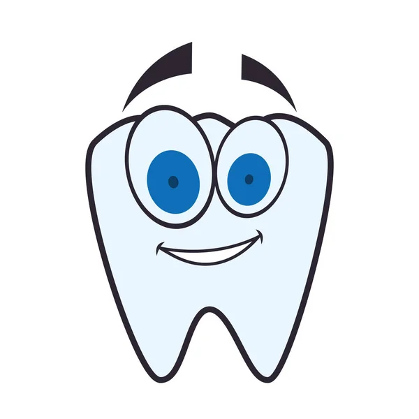 Cuidado dental de dibujos animados — Vector de stock