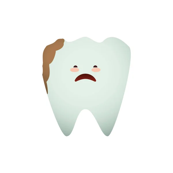 치과 치료 만화 — 스톡 벡터