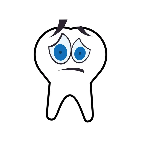 치과 치료 만화 — 스톡 벡터