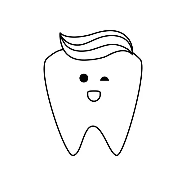 Dental care cartoon — Stock Vector