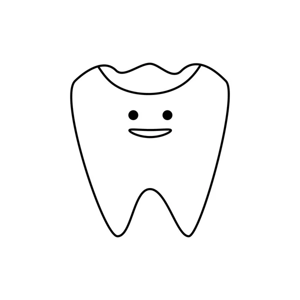 Kartun perawatan gigi - Stok Vektor