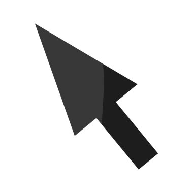 İşaretçi oku tıklatın