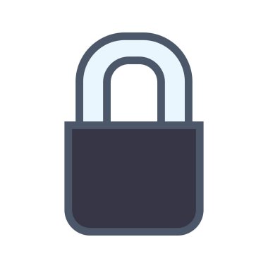 Asma kilit güvenlik simgesi