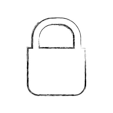 Asma kilit güvenlik simgesi