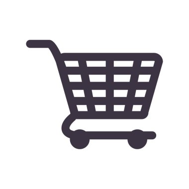 alışveriş sepeti izole