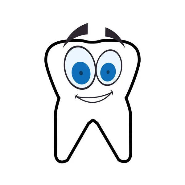 Cuidado dental de dibujos animados — Vector de stock