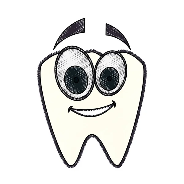 Cuidado dental de dibujos animados — Vector de stock