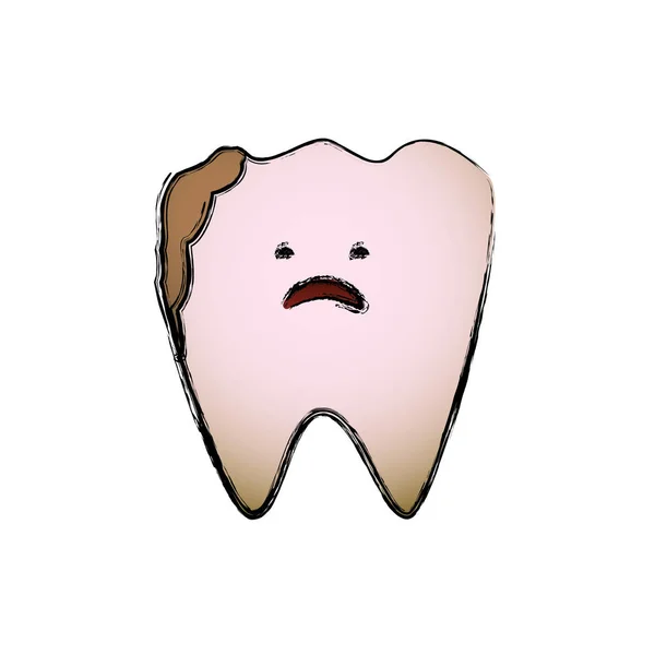 Cuidado dental de dibujos animados — Vector de stock