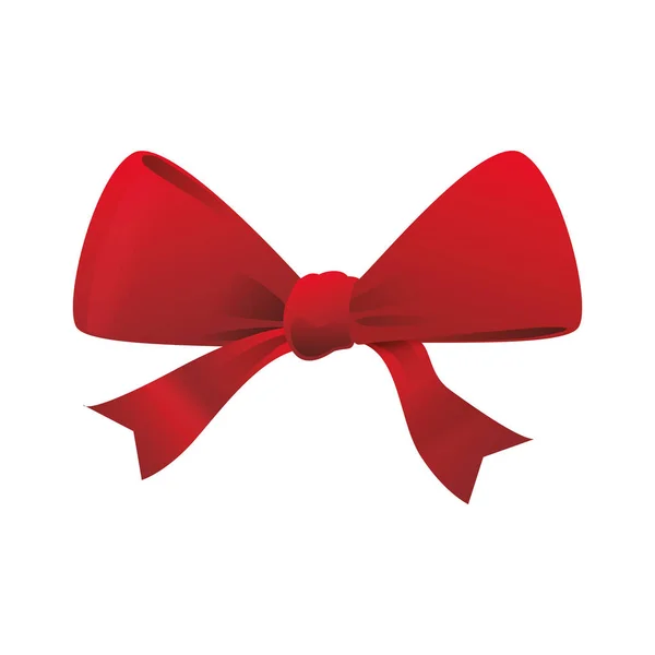Decorative bow ribbon — Stock Vector